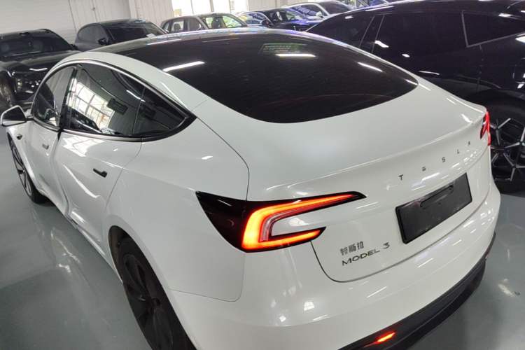 Used Tesla Model 3 2025 Rear-Wheel-Drive Version Rear Left 45 Deg