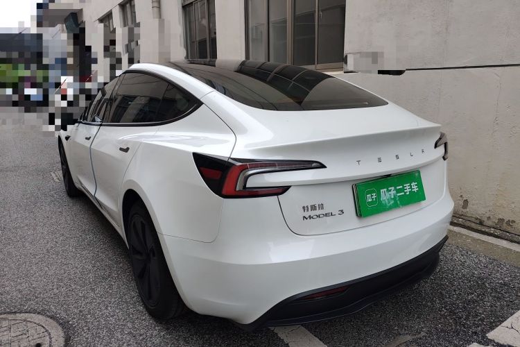 Used Tesla Model 3 2025 Rear-Wheel-Drive Version Rear Left 45 Deg