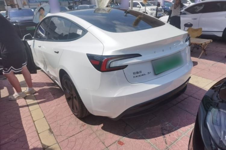 Used Tesla Model 3 2025 Long-Range All-Wheel-Drive Version Rear Left 45 Deg