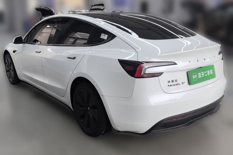 Used Tesla Model 3 2025 Model Long-Range Rear-Wheel-Drive Version Rear Left 45 Deg