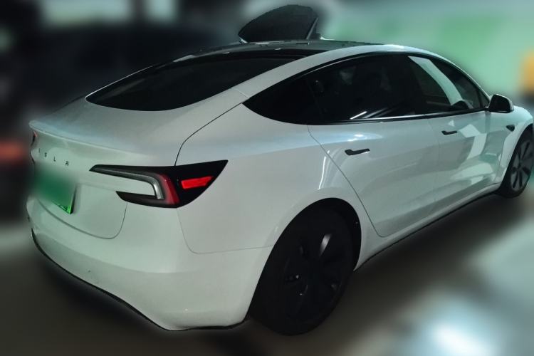 Used Tesla Model 3 2025 Model Revised Long-Range Rear-Wheel-Drive Version Rear Right 45 Deg