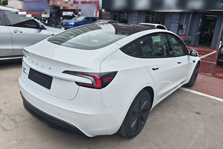 Used Tesla Model 3 2025 Model Revised Long-Range Rear-Wheel-Drive Version Rear Right 45 Deg