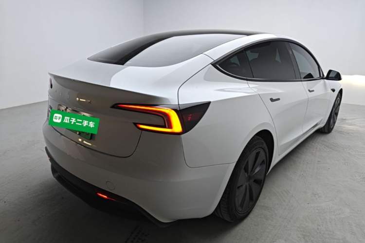 Used Tesla Model 3 2025 Rear-Wheel-Drive Version Rear Right 45 Deg