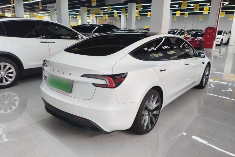 Used Tesla Model 3 2025 Model Revised Long-Range Rear-Wheel-Drive Version Rear Right 45 Deg