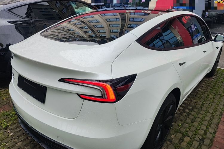 Used Tesla Model 3 2025 Model Long-Range Rear-Wheel-Drive Version Rear Right 45 Deg