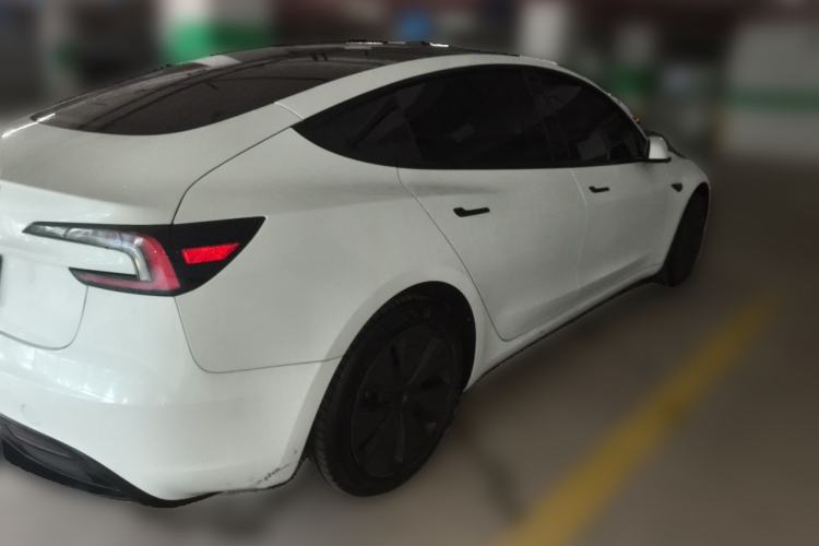 Used Tesla Model 3 2025 Model Long-Range Rear-Wheel-Drive Version Rear Right 45 Deg