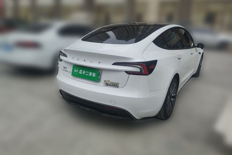 Used Tesla Model 3 2025 Model Revised Long-Range All-Wheel-Drive Version Rear Right 45 Deg