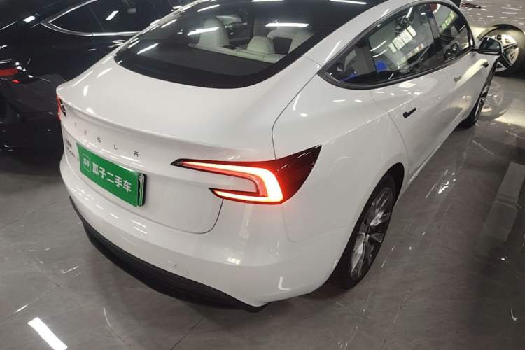 Used Tesla Model 3 2025 Model Long-Range Rear-Wheel-Drive Version Rear Right 45 Deg