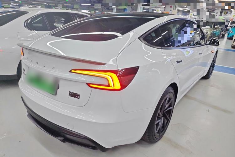 Used Tesla Model 3 2025 Model High-Performance All-Wheel-Drive Version Rear Right 45 Deg