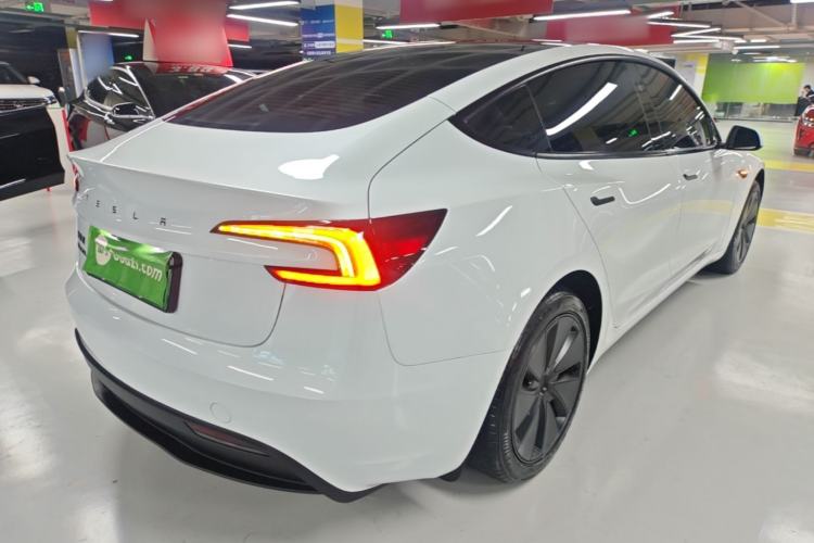 Used Tesla Model 3 2025 Model Revised Long-Range Rear-Wheel-Drive Version Rear Right 45 Deg