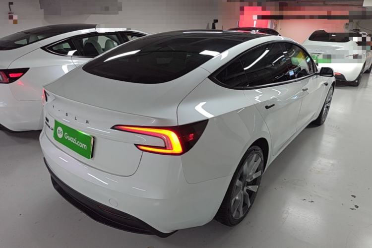 Used Tesla Model 3 2025 Model Revised Long-Range Rear-Wheel-Drive Version Rear Right 45 Deg