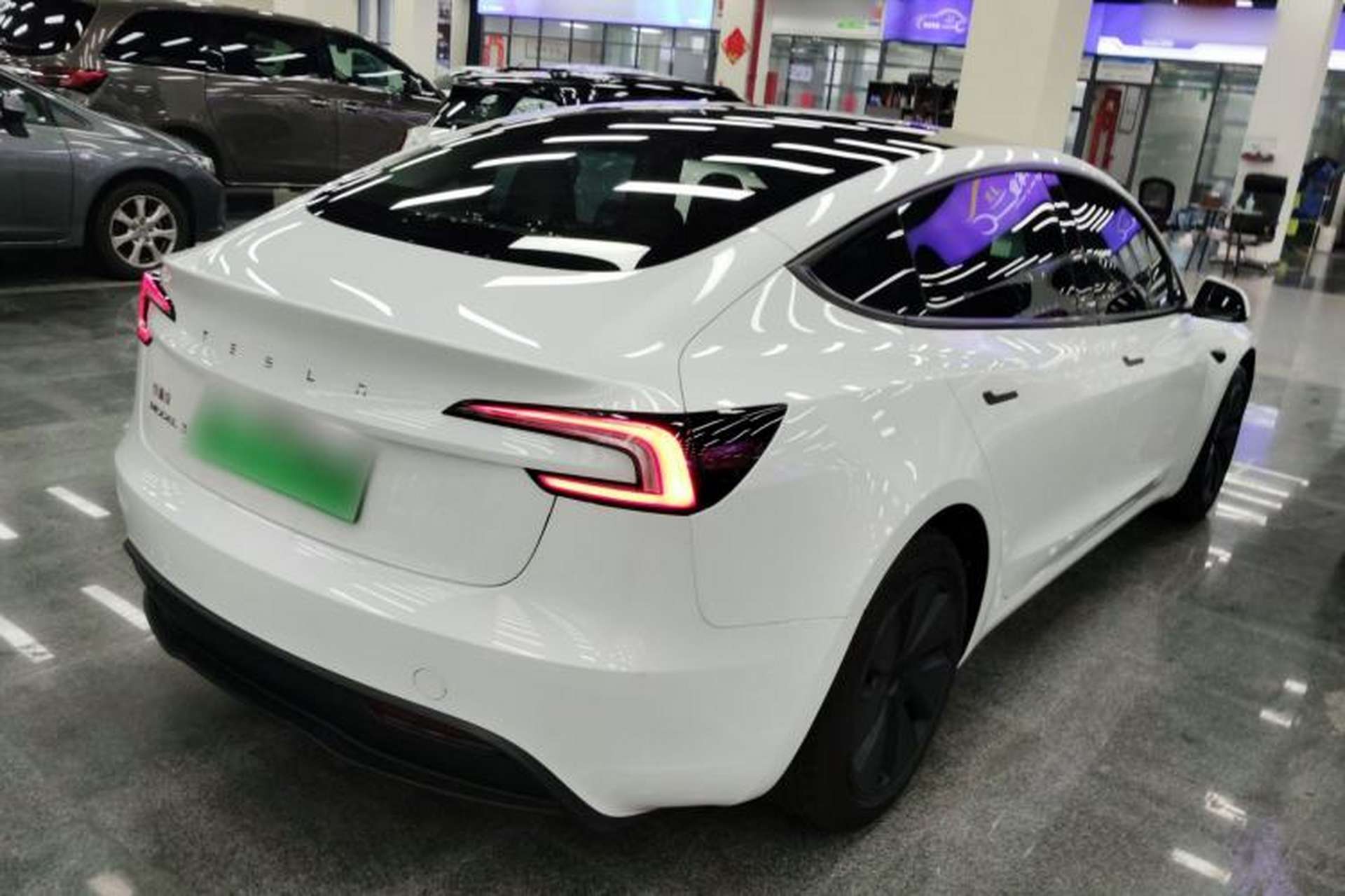 Used Tesla Model 3 2025 Rear-Wheel-Drive Version Rear Right 45 Deg