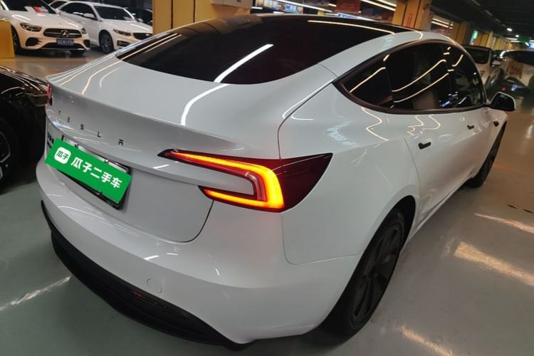 Used Tesla Model 3 2025 Model Revised Rear-Wheel-Drive Version Rear Right 45 Deg