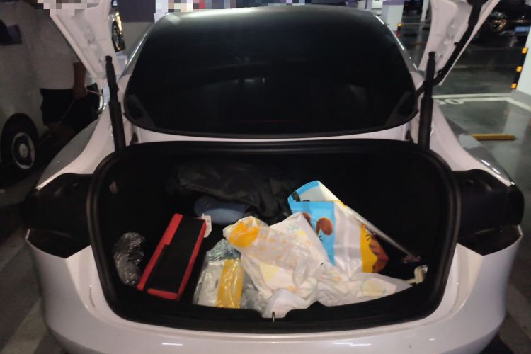 Used Tesla Model 3 2025 Long-Range All-Wheel-Drive Version Trunk
