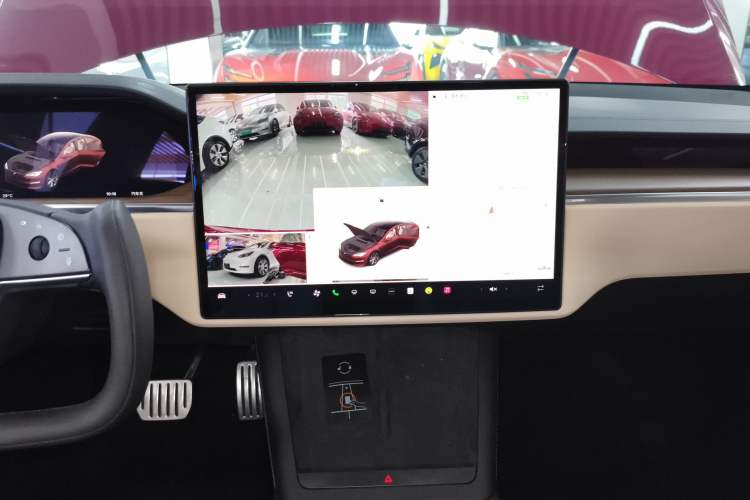 Used Tesla Model S 2023 Dual-Motor All-Wheel-Drive Version Audio And AC Panel