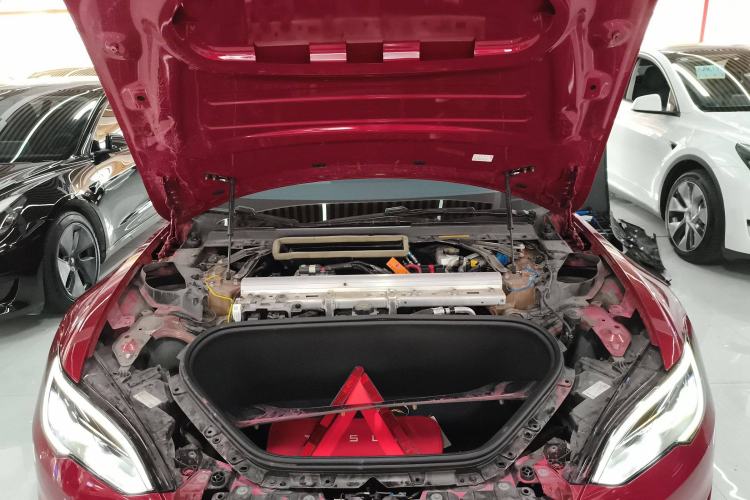 Used Tesla Model S 2023 Dual-Motor All-Wheel-Drive Version Engine Bay