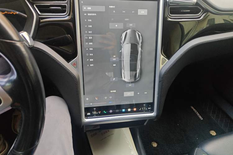 Used Tesla Model S 2014 S 85 Audio And AC Panel