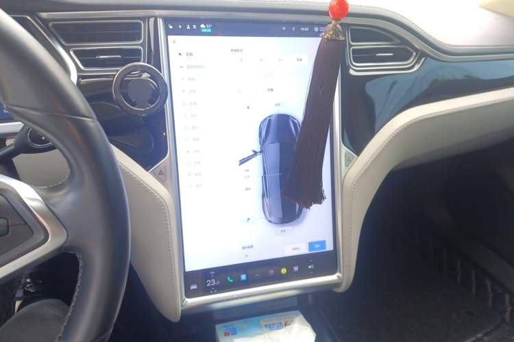 Used Tesla Model S 2014 S 85 Audio And AC Panel