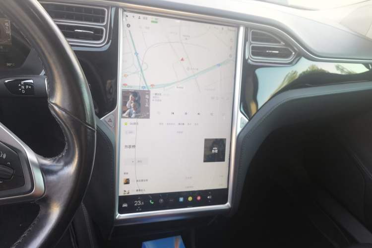 Used Tesla Model S 2014 S P85 Audio And AC Panel