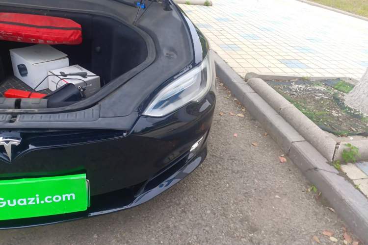 Used Tesla Model S 2014 S 85 Engine Bay Left
