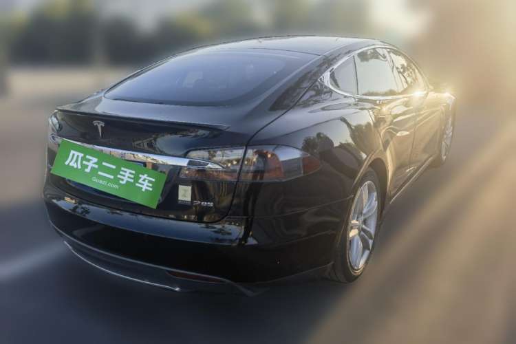 Used Tesla Model S 2014 S P85 Rear Right 45 Deg
