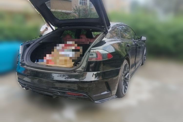 Used Tesla Model S  Rear Right 45 Deg