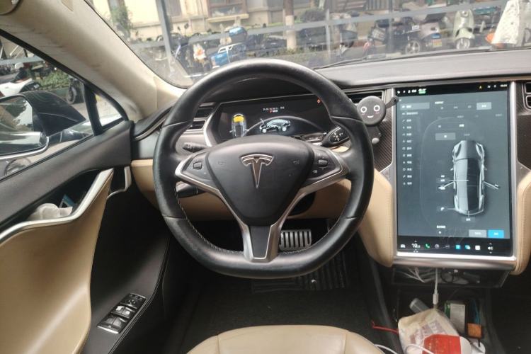 Used Tesla Model S 2014 S P85 Steering Wheel