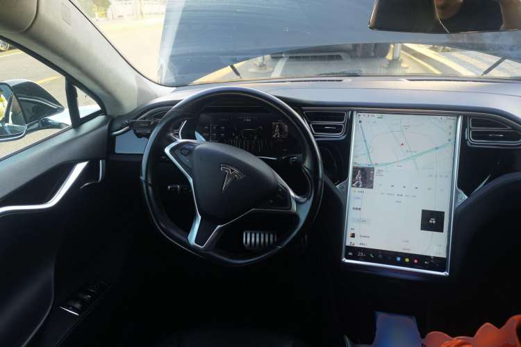 Used Tesla Model S 2014 S P85 Steering Wheel
