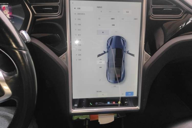 Used Tesla Model S 2014 S 60 Audio And AC Panel