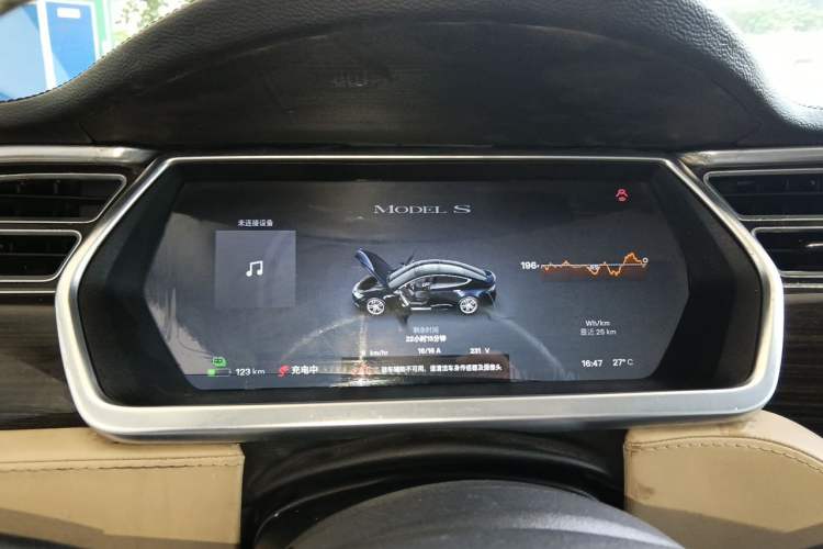 Used Tesla Model S 2014 S P85 Instrument Cluster