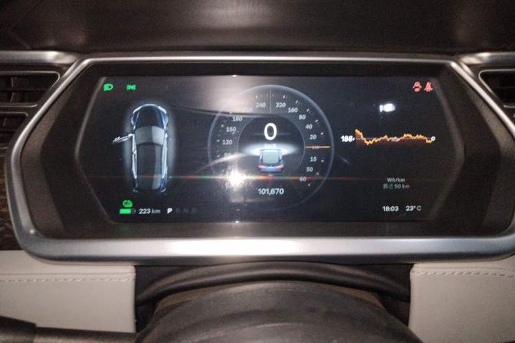 Used Tesla Model S 2014 S 85 Instrument Cluster