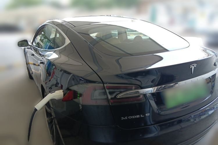 Used Tesla Model S 2014 S P85 Rear Left 45 Deg