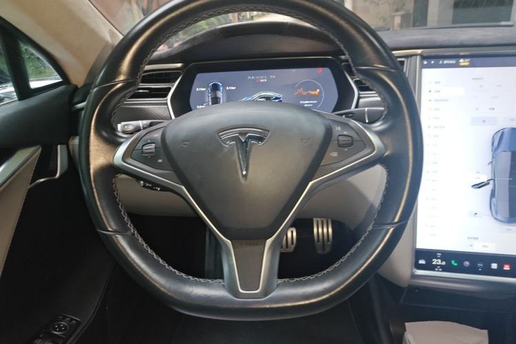 Used Tesla Model S 2014 S P85 Steering Wheel