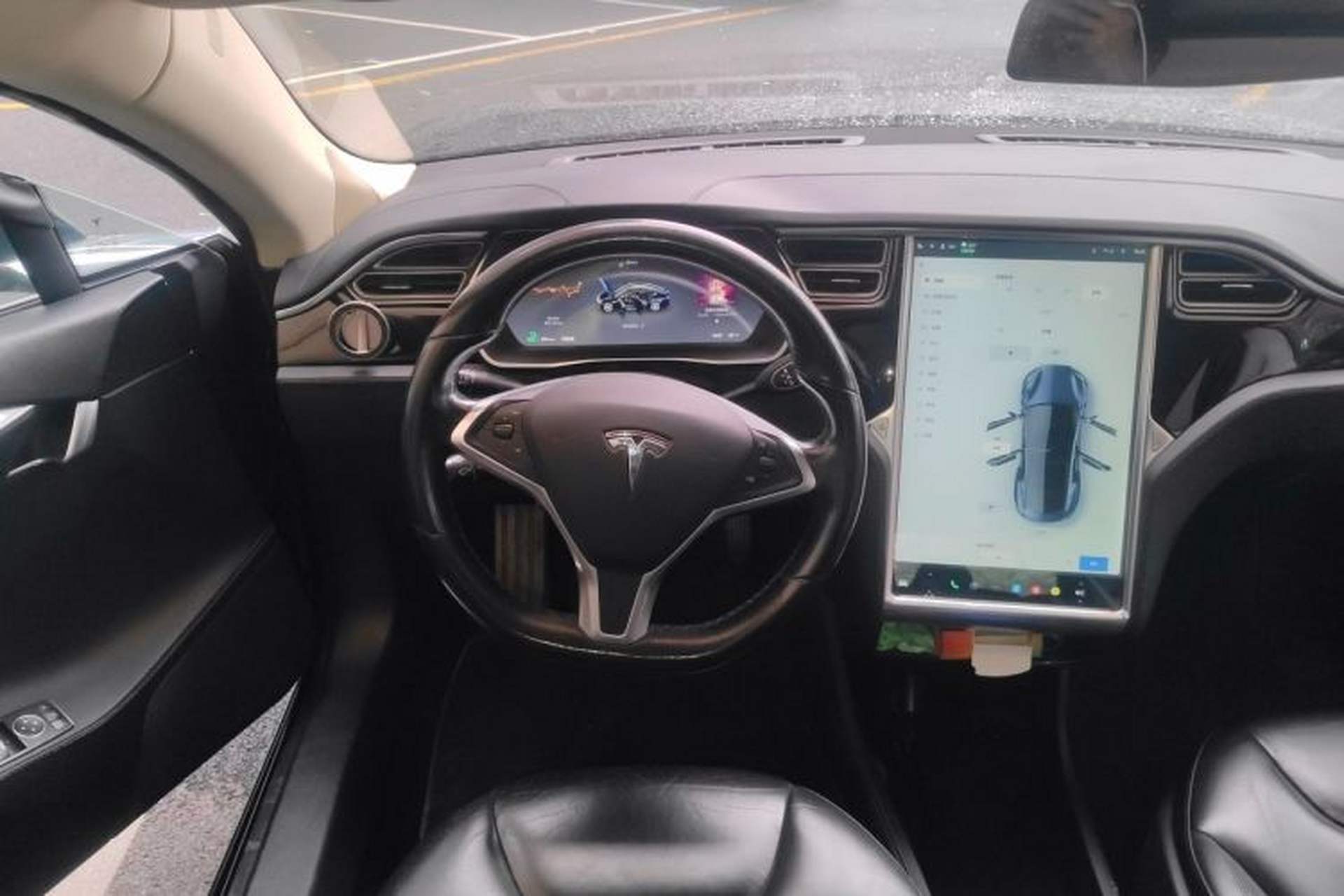 Used Tesla Model S 2014 S 60 Steering Wheel