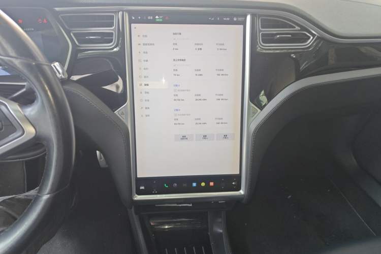 Used Tesla Model S 2014 S P85 Audio And AC Panel