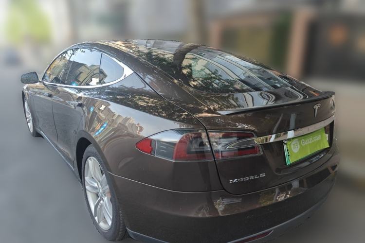 Used Tesla Model S 2014 S P85 Rear Left 45 Deg