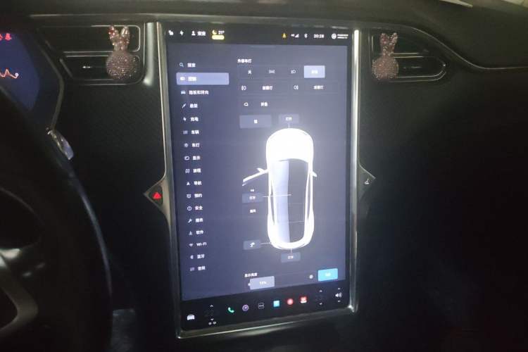 Used Tesla Model S 2014 S P85 Audio And AC Panel