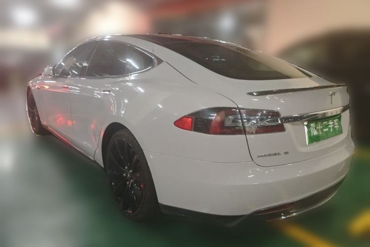 Used Tesla Model S 2014 S P85 Rear Left 45 Deg