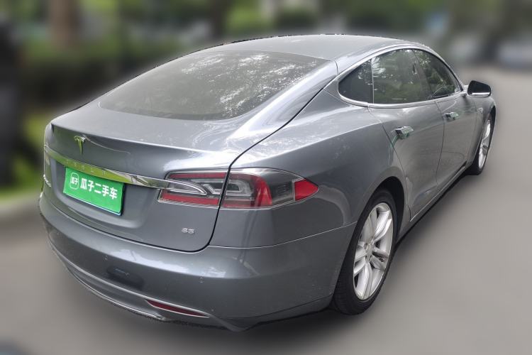 Used Tesla Model S 2014 S 85 Rear Right 45 Deg