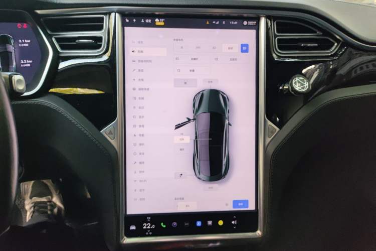 Used Tesla Model S 2014 S 85 Audio And AC Panel