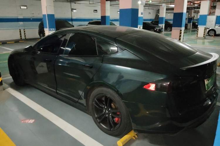 Used Tesla Model S 2014 S P85 Rear Left 45 Deg