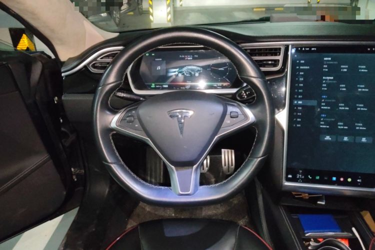 Used Tesla Model S 2014 S P85 Steering Wheel