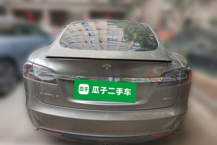 Used Tesla Model S 2014 S P85 Rear