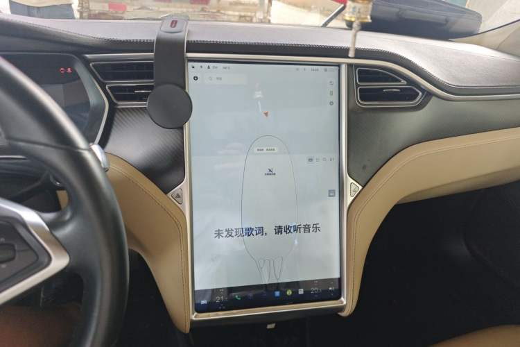 Used Tesla Model S 2014 S 85 Audio And AC Panel