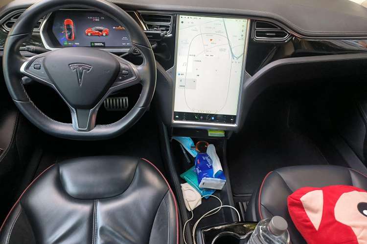 Used Tesla Model S 2014 S P85 Center Console