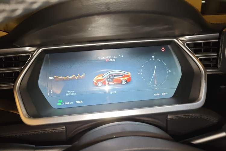 Used Tesla Model S 2014 S P85 Instrument Cluster