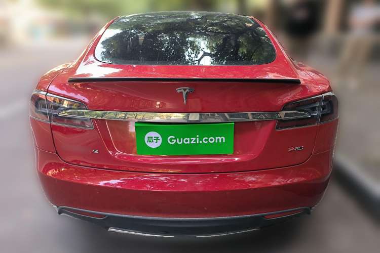 Used Tesla Model S 2014 S P85 Rear