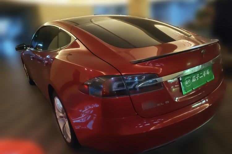 Used Tesla Model S 2014 S P85 Rear Left 45 Deg