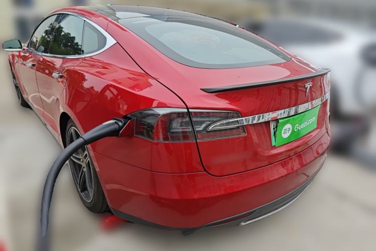 Used Tesla Model S 2014 S P85 Rear Left 45 Deg