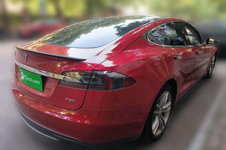 Used Tesla Model S 2014 S P85 Rear Right 45 Deg